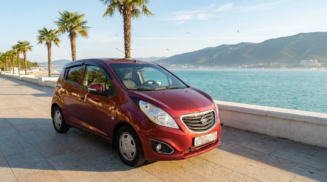 Аренда Chevrolet Spark (Красный) в Геленджике — Хэтчбек